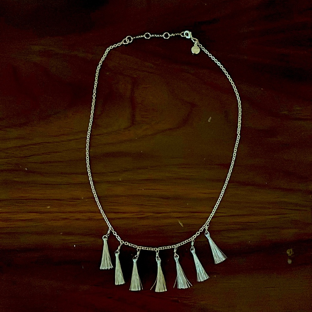 Gold Tassel Necklace